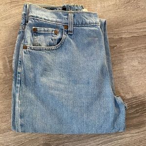 Baby blue relaxed fit Levi’s jeans